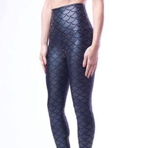 Emily HSU Onyx Shimmer High Waist Leggings